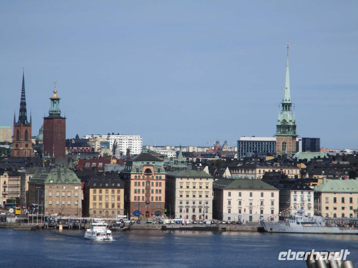 Blick auf Stockholms Zentrum
