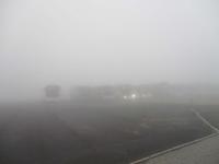 Nebel bei der Abfahrt vom Nordkap