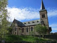 Die Lofotenkathedrale in Kabelvag