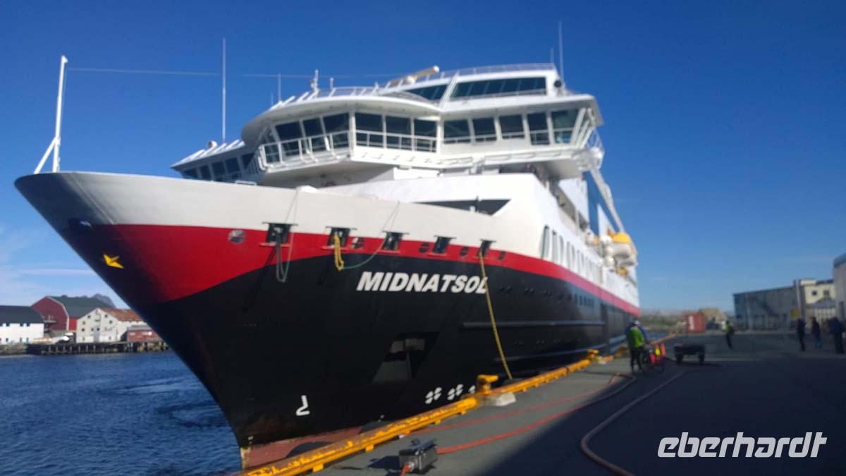 Unser Hurtigrutenschiff