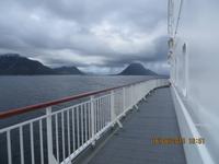 An Bord der M/S Finnmarken