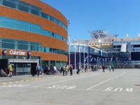 T2 Am Fähranleger in Hirtshals