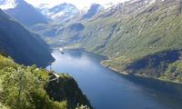 T7 Geirangerfjord aus der Adlerperspektive.