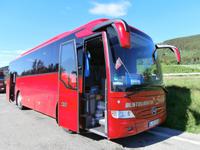 Reisebus auf unserer Norwegen Tour