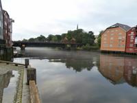 Trondheim Speicherhäuser am Nidelv
