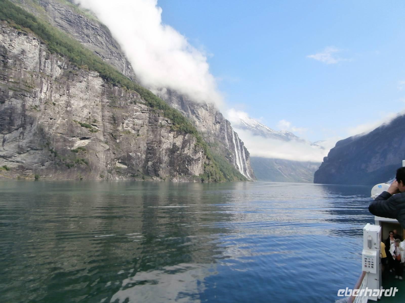 Kreuzfahrt im Geirangerfjord