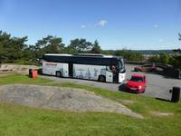 Göteborg - unser Bus auf dem Ramberget