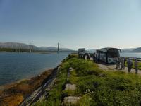 Blick zur Helgelandbrücke