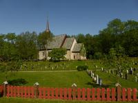 Kirche von Petter Dass in Althaug Helgeland