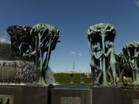 Vigelandpark - Blick zum Monolith