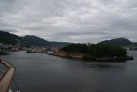 Einlaufen mit AIDAsol in Bergen, Norwegen