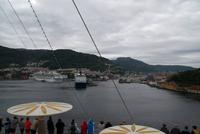 Einlaufen mit AIDAsol in Bergen, Norwegen