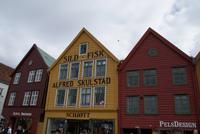 Stadtspaziergang durch Bergen, Norwegen - Bryggen