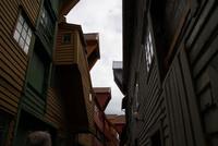 Stadtspaziergang durch Bergen, Norwegen - Bryggen