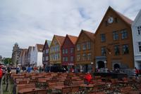 Stadtspaziergang durch Bergen, Norwegen - Bryggen