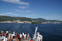 Auslaufen aus Bergen, Norwegen