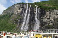 Wasserfall Sieben Schwestern, Geiranger Fjord, Norwegen