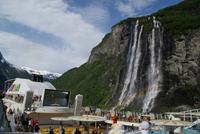 Wasserfall Sieben Schwestern, Geiranger Fjord, Norwegen
