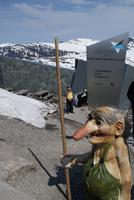 Troll am Aussichtspunkt, Dalsnibba, Norwegen