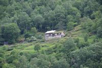 Geschützte Bergbauernhöfe, Geirangerfjord, Norwegen