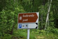 Felssprung Gudbrandsjuvet, Norwegen