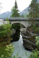 Felssprung Gudbrandsjuvet, Norwegen