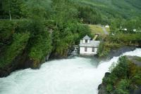 Eingang in ein Wasserkraftwerk, Norwegen