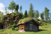 Freilichtmuseum in Trondheim, Norwegen