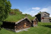 Freilichtmuseum in Trondheim, Norwegen