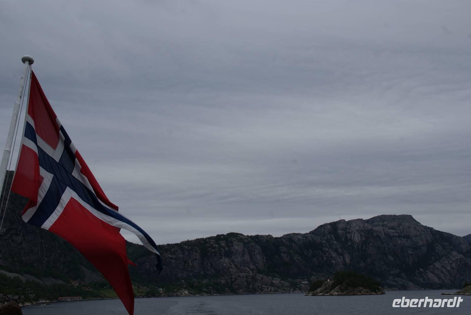 Bootsfahrt auf dem Lysefjord, Norwegen