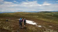 Auf der ersten Wanderung bei Lillehammer