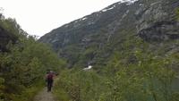 Auf Wanderschaft in der Nähe von Geiranger