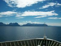 Fahrt mit den Hurtigruten