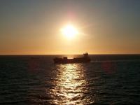 Abendstimmung auf der Fähre nach Kiel