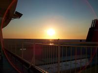 Abendstimmung auf der Fähre nach Kiel