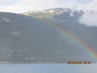 Regenbogen am Sognefjord