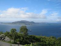 Blick seewärts vom Aksla