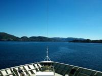 Fahrt mit den Hurtigruten