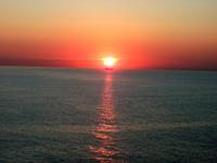 Abendstimmung auf der Fähre