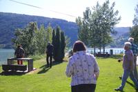 Pause auf der Fahrt zum Elveseter Hotel