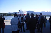 Vor dem Zustieg in Floroe