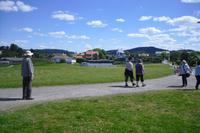 Am Grabmonument Haraldshaugen