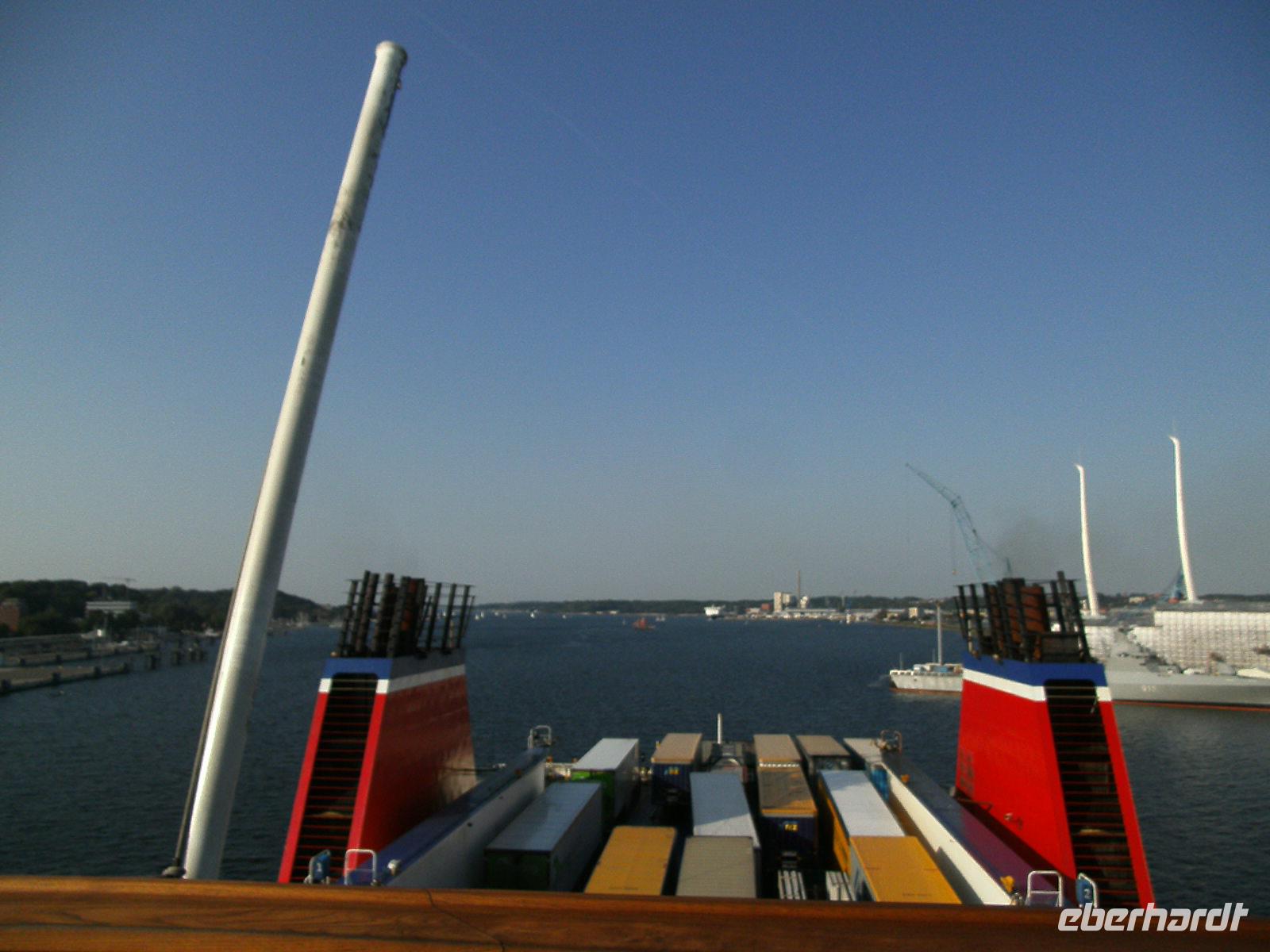 Ausschiffung in Kiel