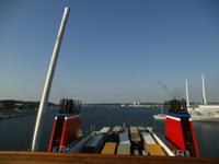 Ausschiffung in Kiel