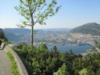 Blick auf Bergen