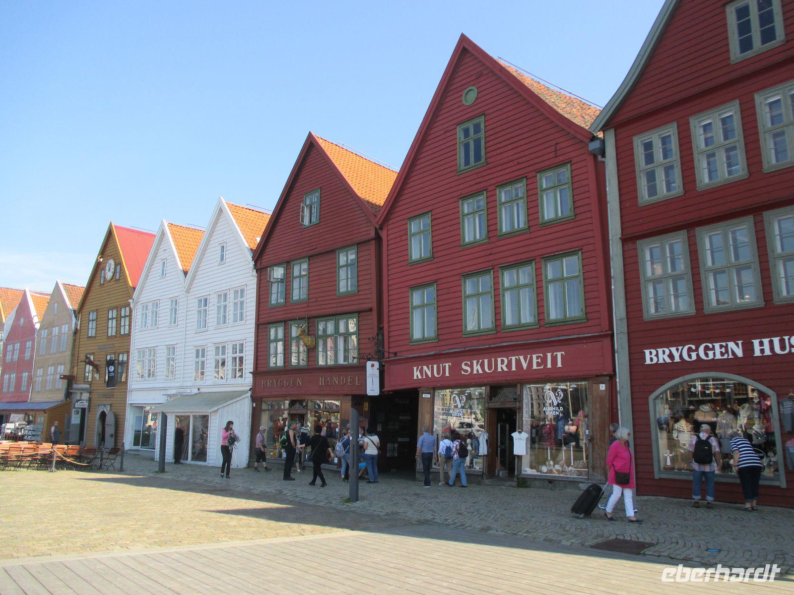 Historische Hansehäuser in Brygge