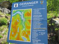 Infotafel Geiranger