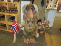 Troll-Figur am Nordkap