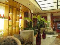 Blumengeschäft auf em Schiff