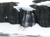 Wasserfall am Snövegen